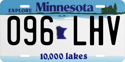 MN license plate 096LHV