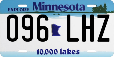 MN license plate 096LHZ