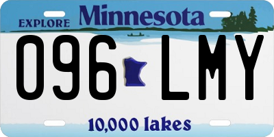 MN license plate 096LMY