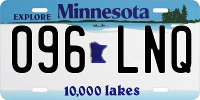 MN license plate 096LNQ