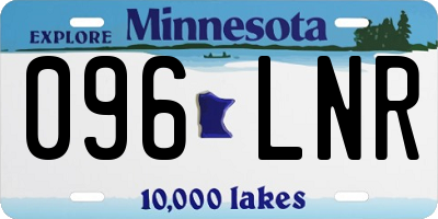 MN license plate 096LNR