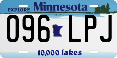 MN license plate 096LPJ
