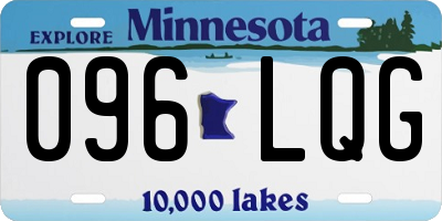 MN license plate 096LQG