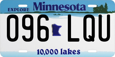 MN license plate 096LQU