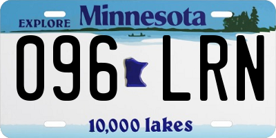 MN license plate 096LRN