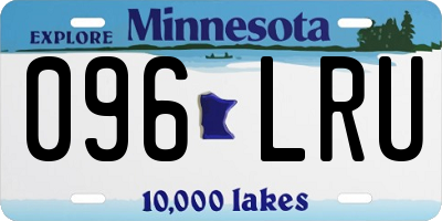 MN license plate 096LRU