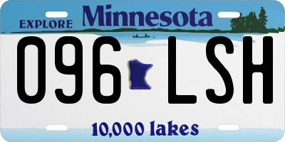 MN license plate 096LSH