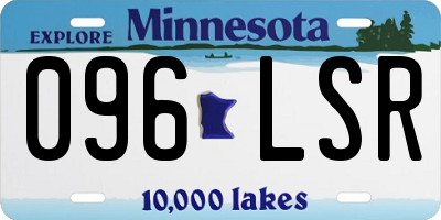 MN license plate 096LSR