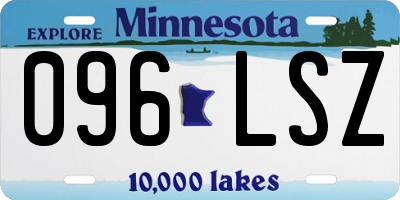 MN license plate 096LSZ