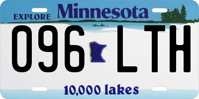 MN license plate 096LTH