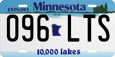 MN license plate 096LTS
