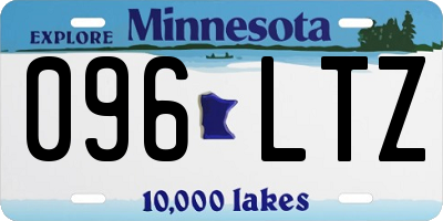 MN license plate 096LTZ