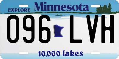 MN license plate 096LVH