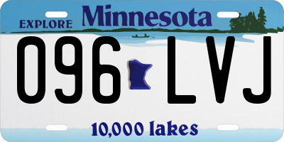MN license plate 096LVJ