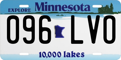 MN license plate 096LVO