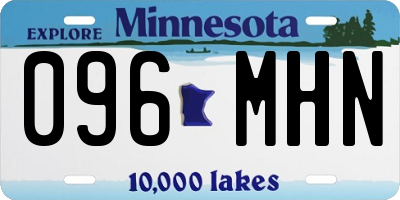 MN license plate 096MHN