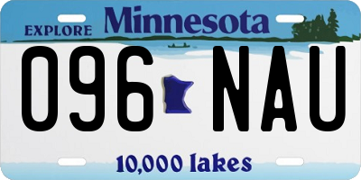 MN license plate 096NAU