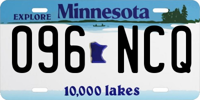 MN license plate 096NCQ