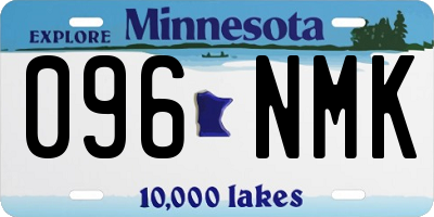 MN license plate 096NMK