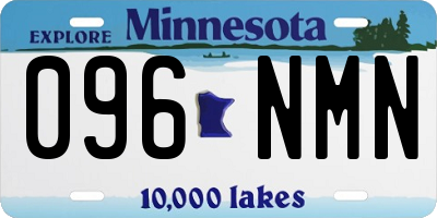 MN license plate 096NMN
