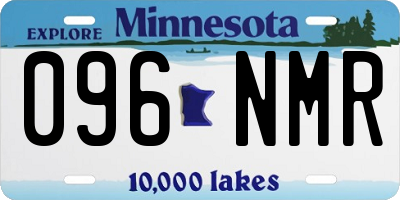MN license plate 096NMR