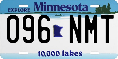 MN license plate 096NMT