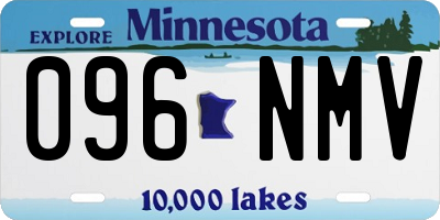 MN license plate 096NMV