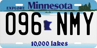 MN license plate 096NMY