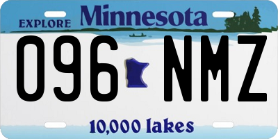 MN license plate 096NMZ