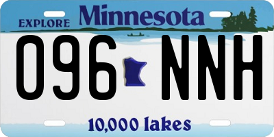 MN license plate 096NNH