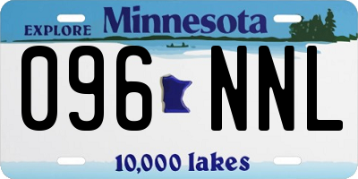MN license plate 096NNL