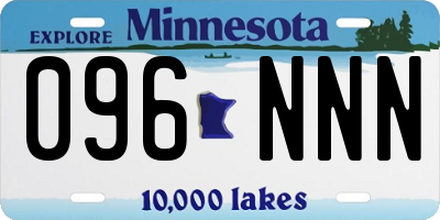 MN license plate 096NNN