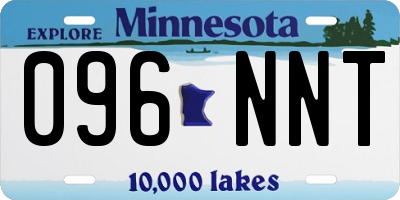 MN license plate 096NNT