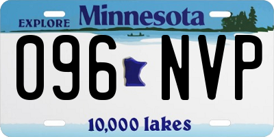 MN license plate 096NVP