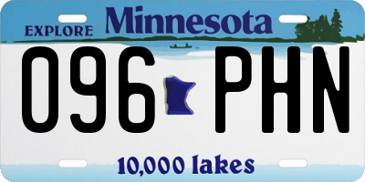 MN license plate 096PHN