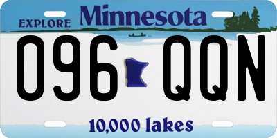 MN license plate 096QQN
