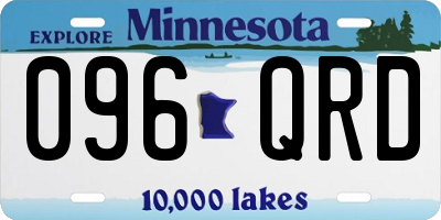 MN license plate 096QRD
