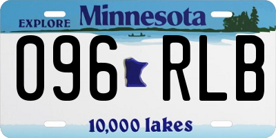 MN license plate 096RLB