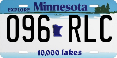 MN license plate 096RLC