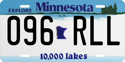 MN license plate 096RLL