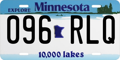 MN license plate 096RLQ