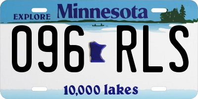 MN license plate 096RLS