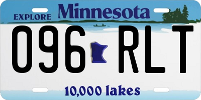 MN license plate 096RLT