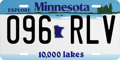 MN license plate 096RLV