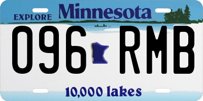 MN license plate 096RMB