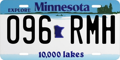 MN license plate 096RMH