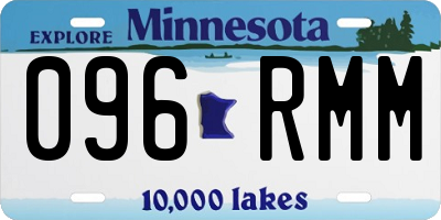 MN license plate 096RMM
