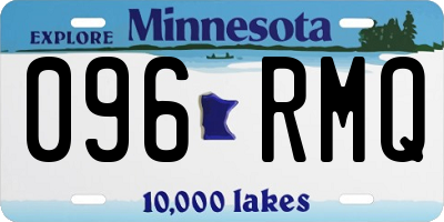 MN license plate 096RMQ