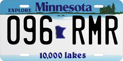 MN license plate 096RMR