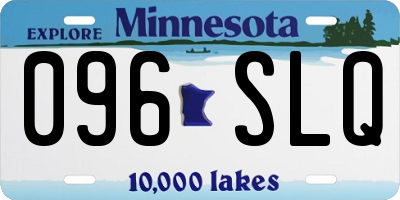 MN license plate 096SLQ